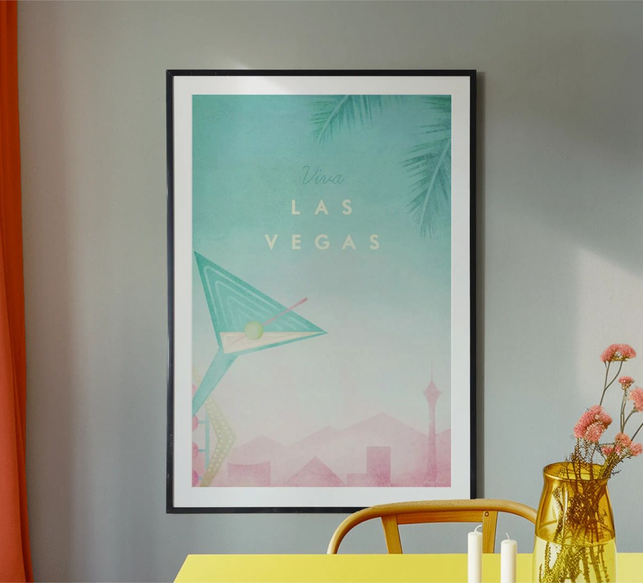 Las Vegas poster by Henry Rivers