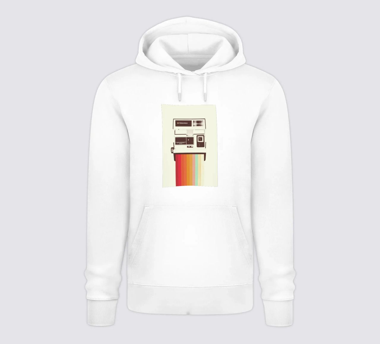 Instant Camera Rainbow felpa con cappuccio da Florent Bodart