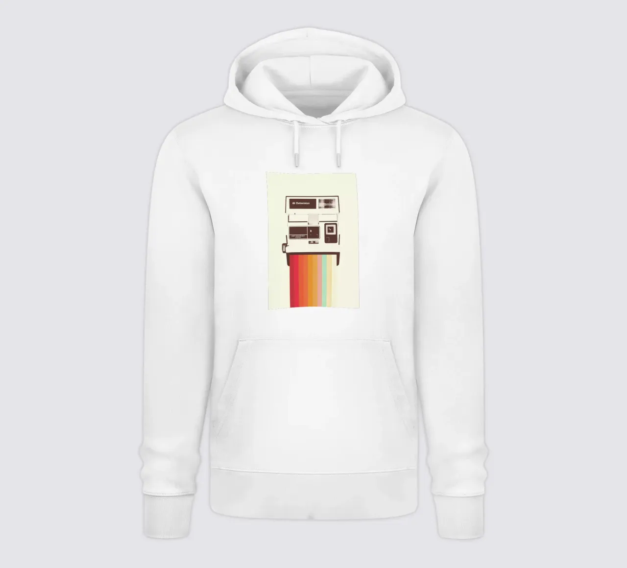 Instant Camera Rainbow felpa con cappuccio da Florent Bodart