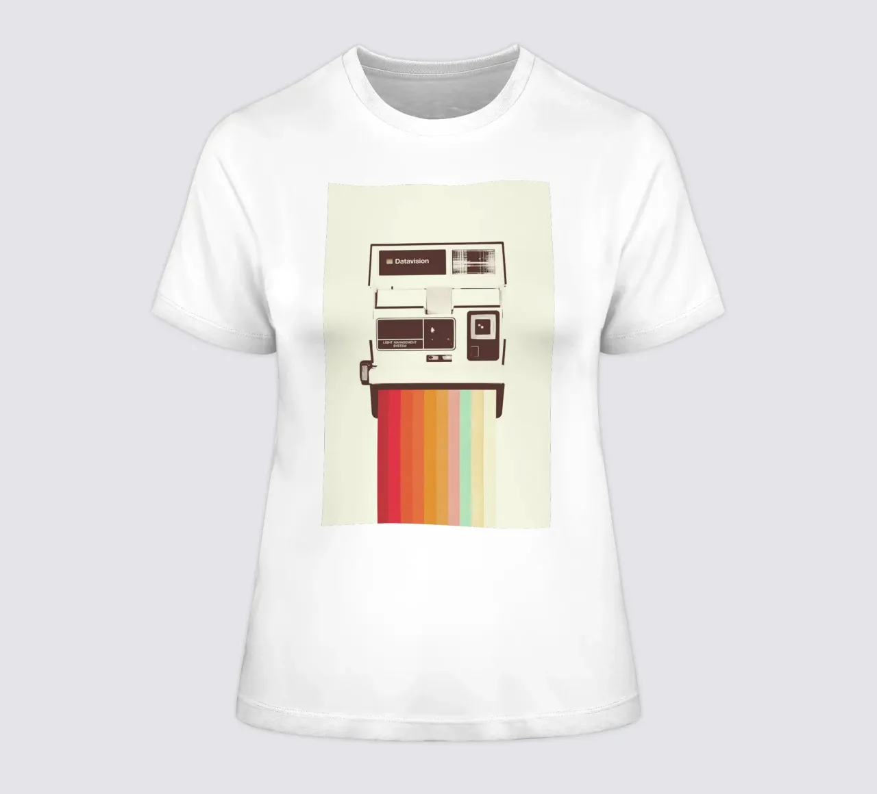 Instant Camera Rainbow t-shirt da donna da Florent Bodart