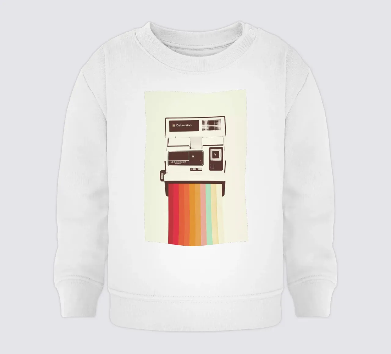 Instant Camera Rainbow felpa neonato da Florent Bodart