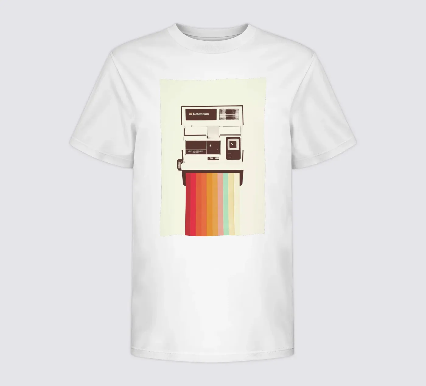 Instant Camera Rainbow kinder t-shirt van Florent Bodart