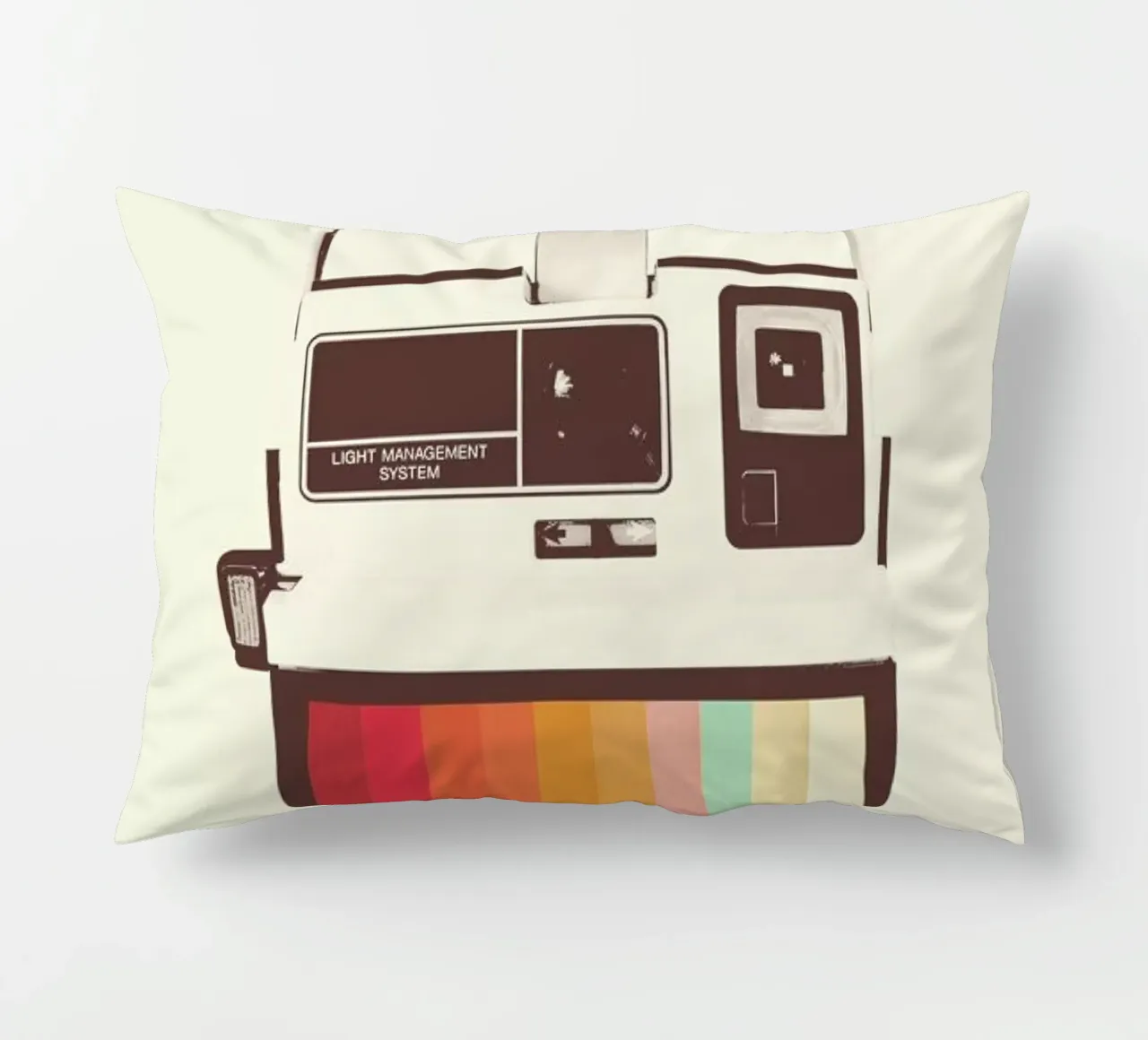 Instant Camera Rainbow cuscino da Florent Bodart