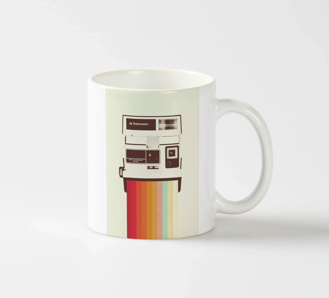 Instant Camera Rainbow tazza in ceramica da Florent Bodart