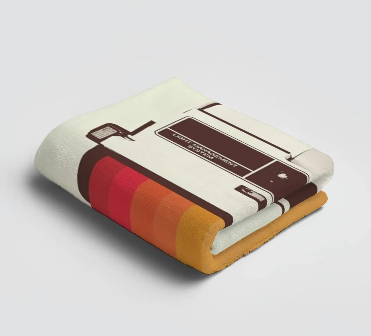 Instant Camera Rainbow asciugamano da bagno da Florent Bodart