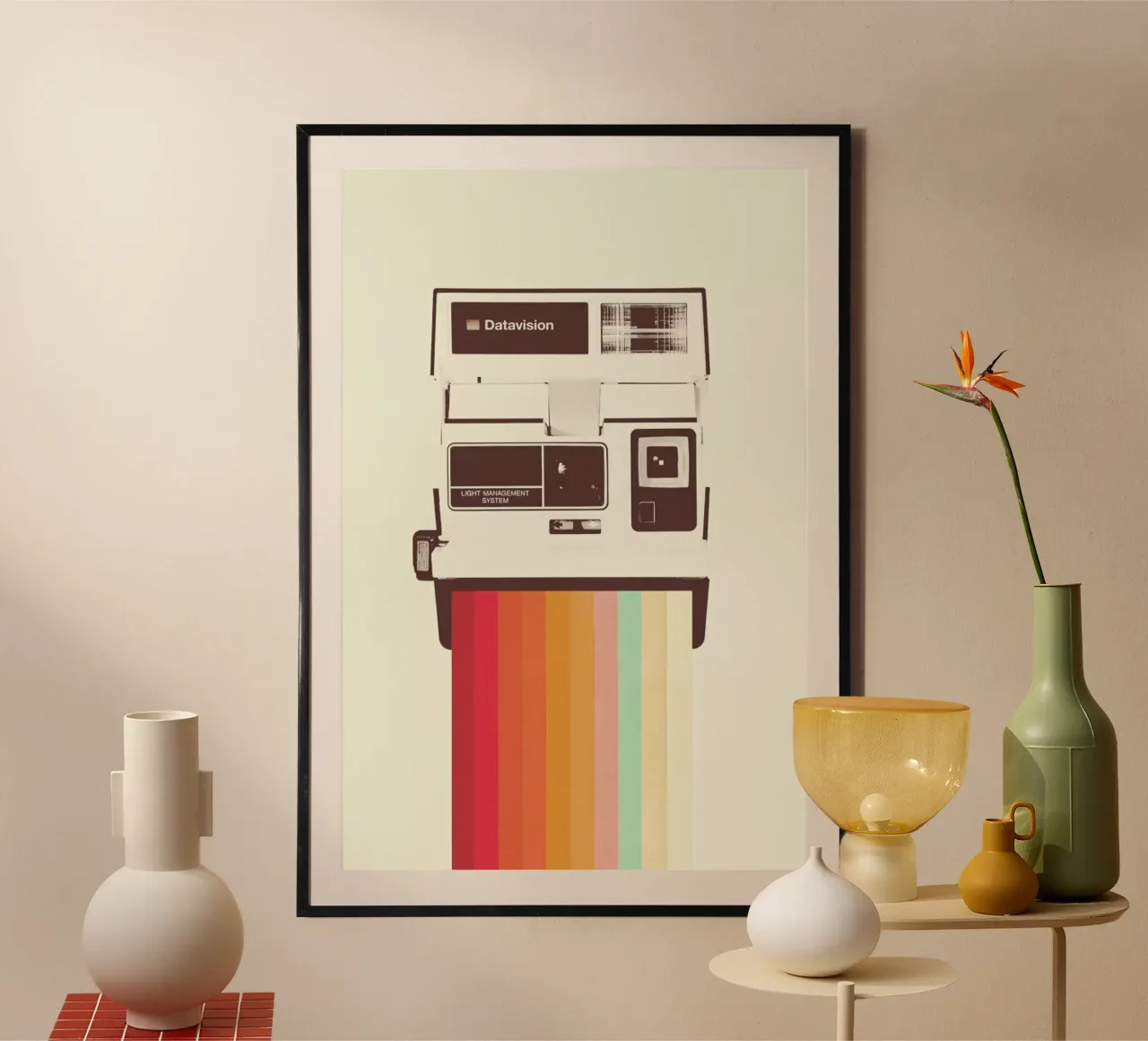 Instant Camera Rainbow poster da Florent Bodart