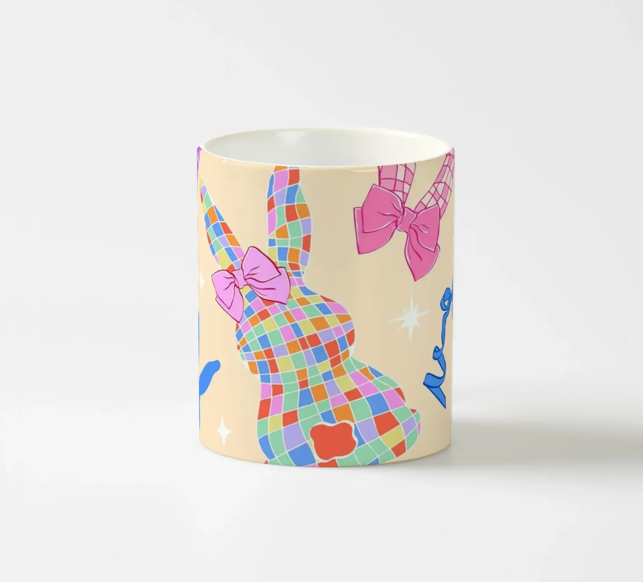 Modello di coniglietto Coquette tazza in ceramica da EDMPROJECT
