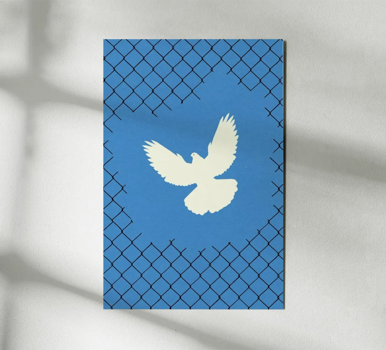 Free As A Bird alluminio dibond da Rosi Feist