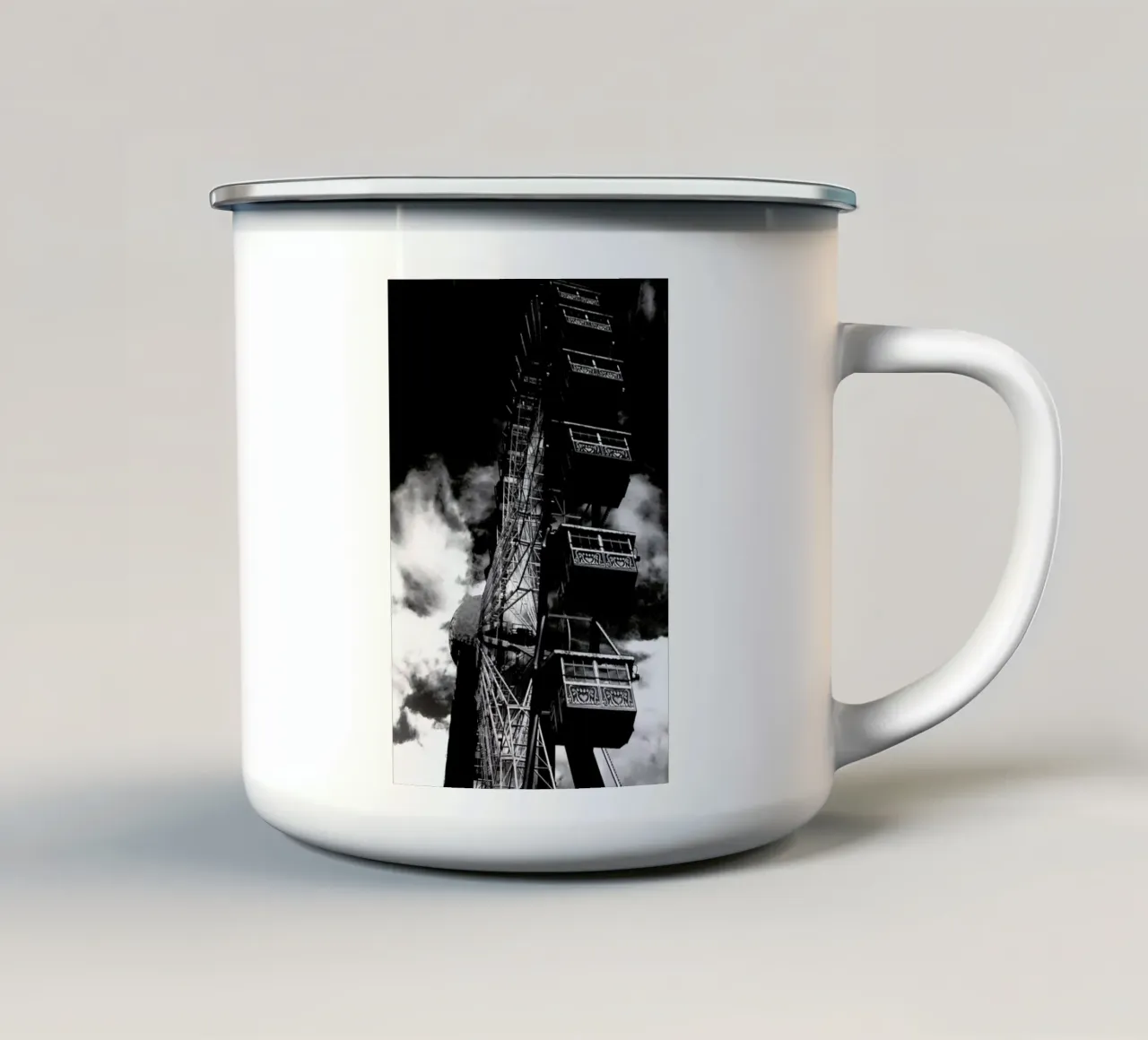 MUNICH enamel mug by FRITSCH&FRITSCH