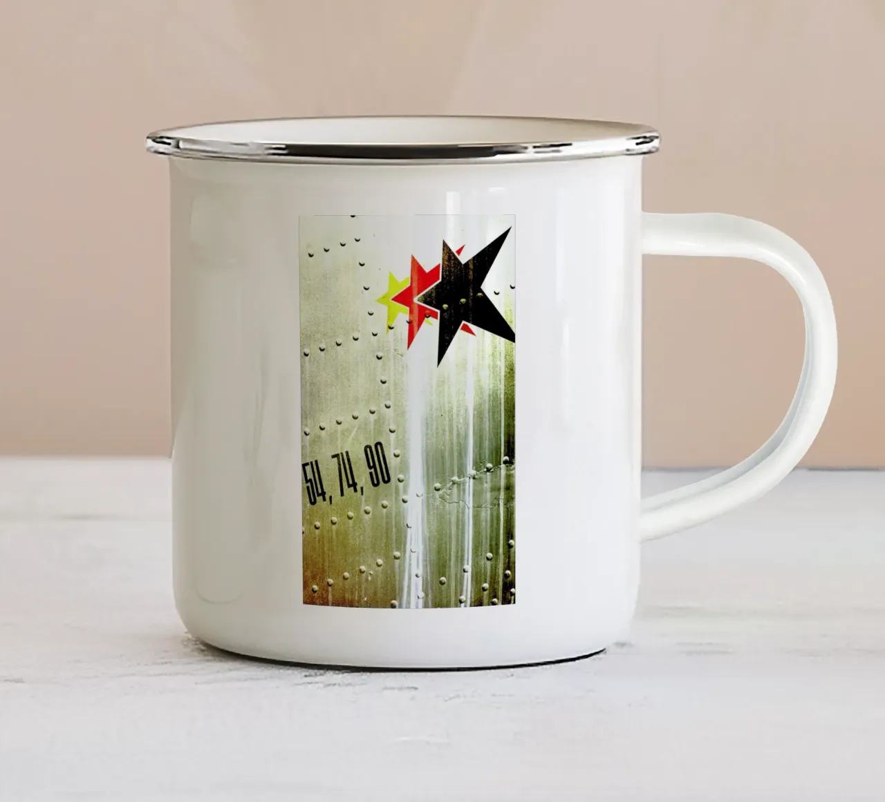Germany tazza in smalto da David Curry