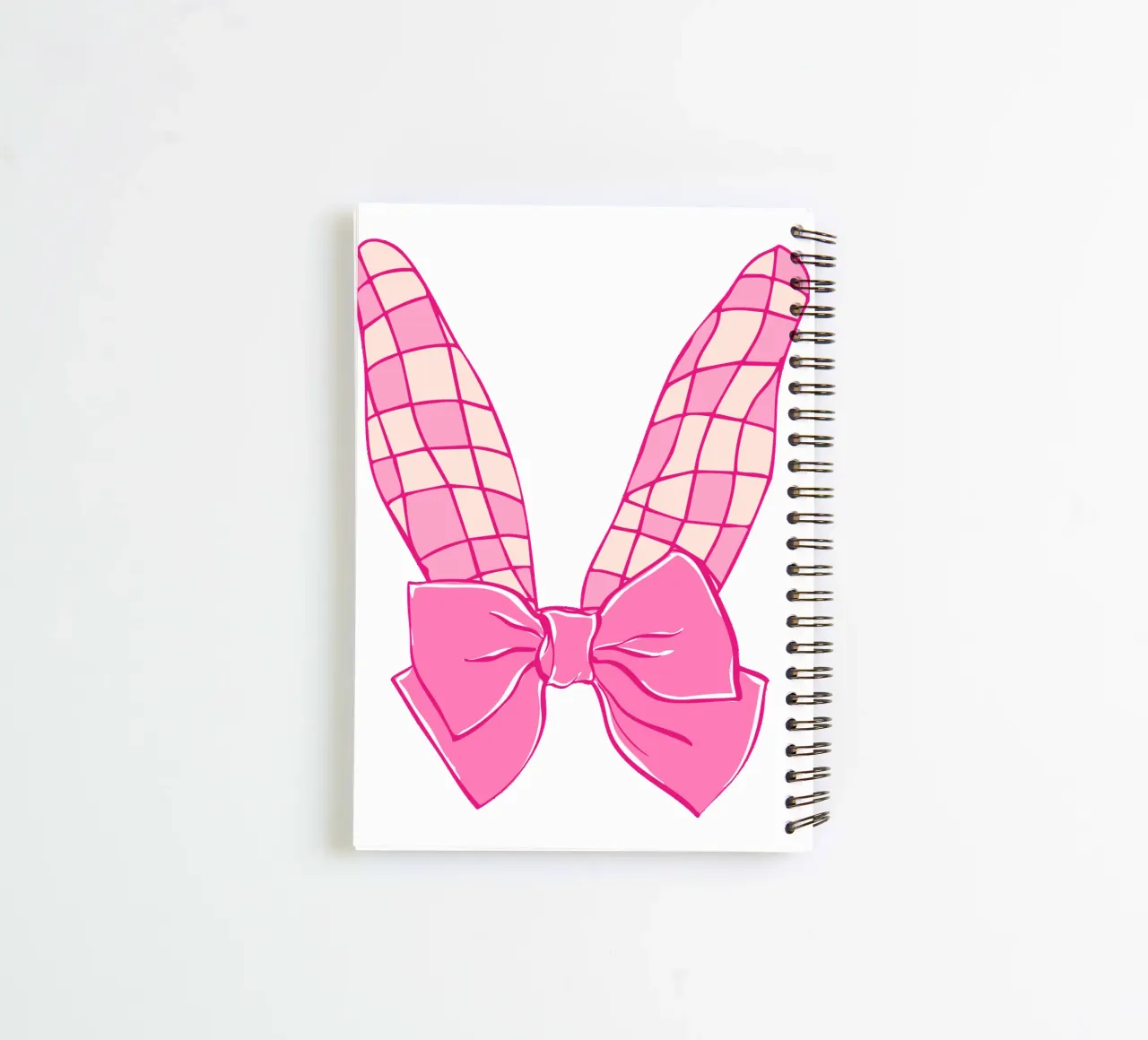 Charming Coquette Bunny Ears spiral notebook by EDMPROJECT