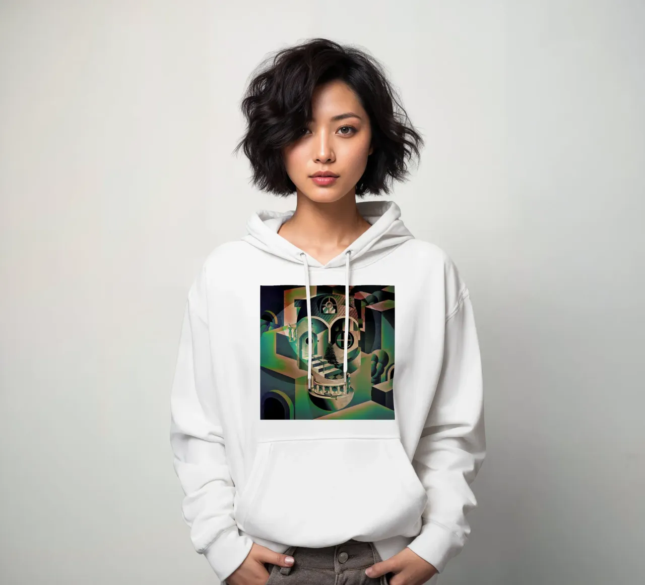 Utopia hoodie by Ali Gulec