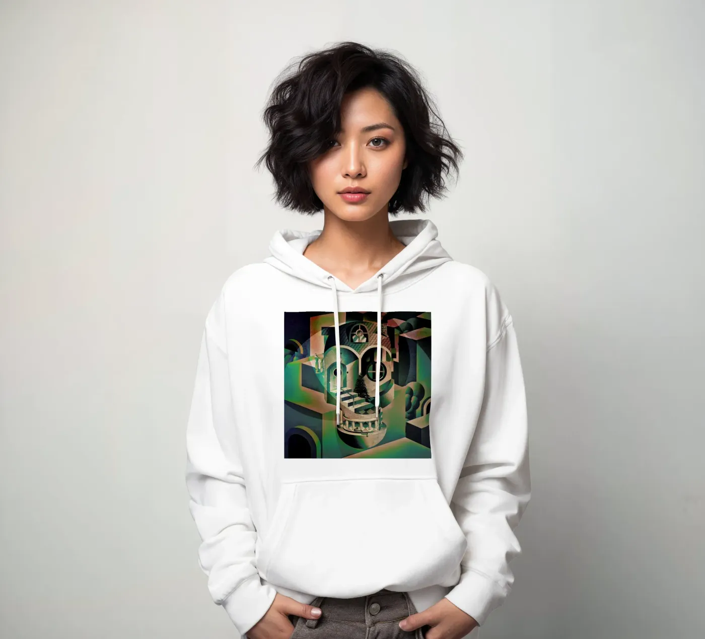 Utopia hoodie by Ali Gulec