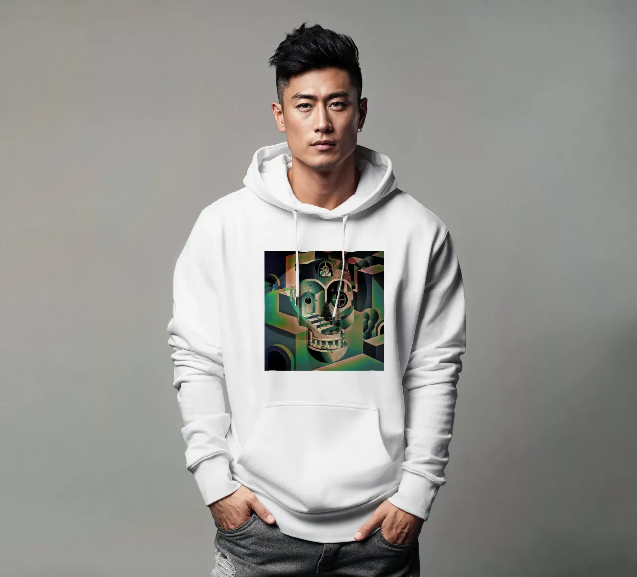 Utopia hoodie by Ali Gulec