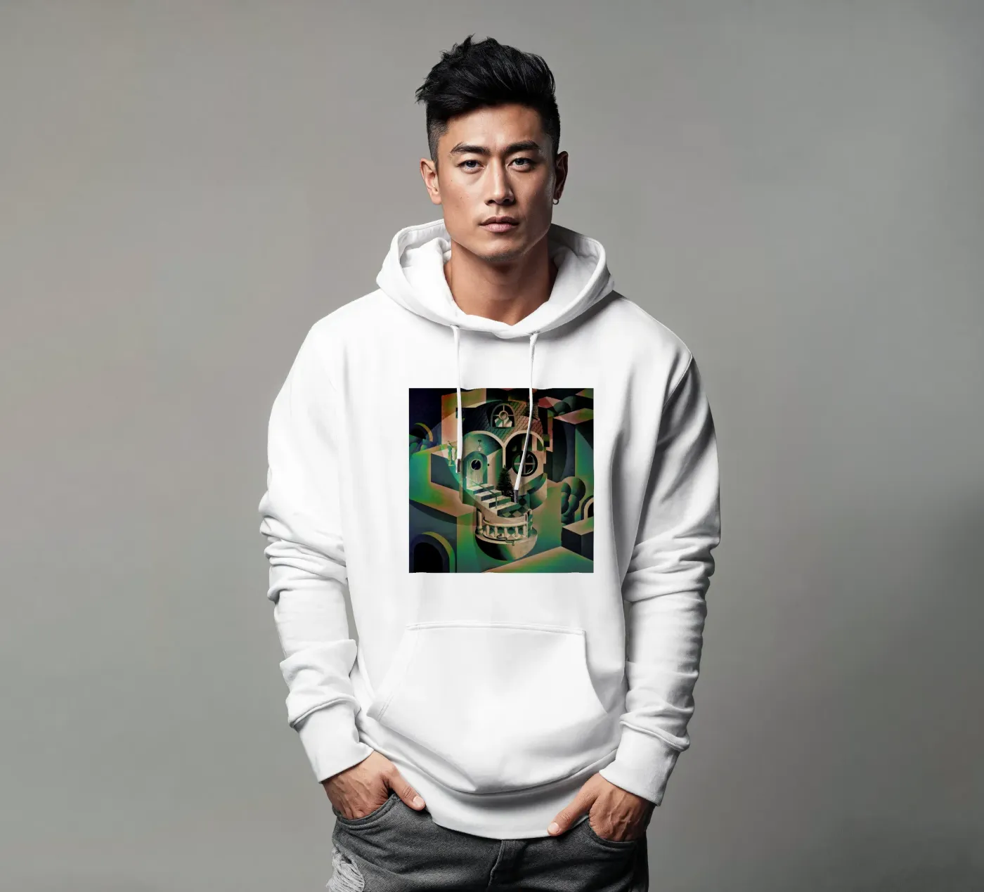 Utopia hoodie by Ali Gulec