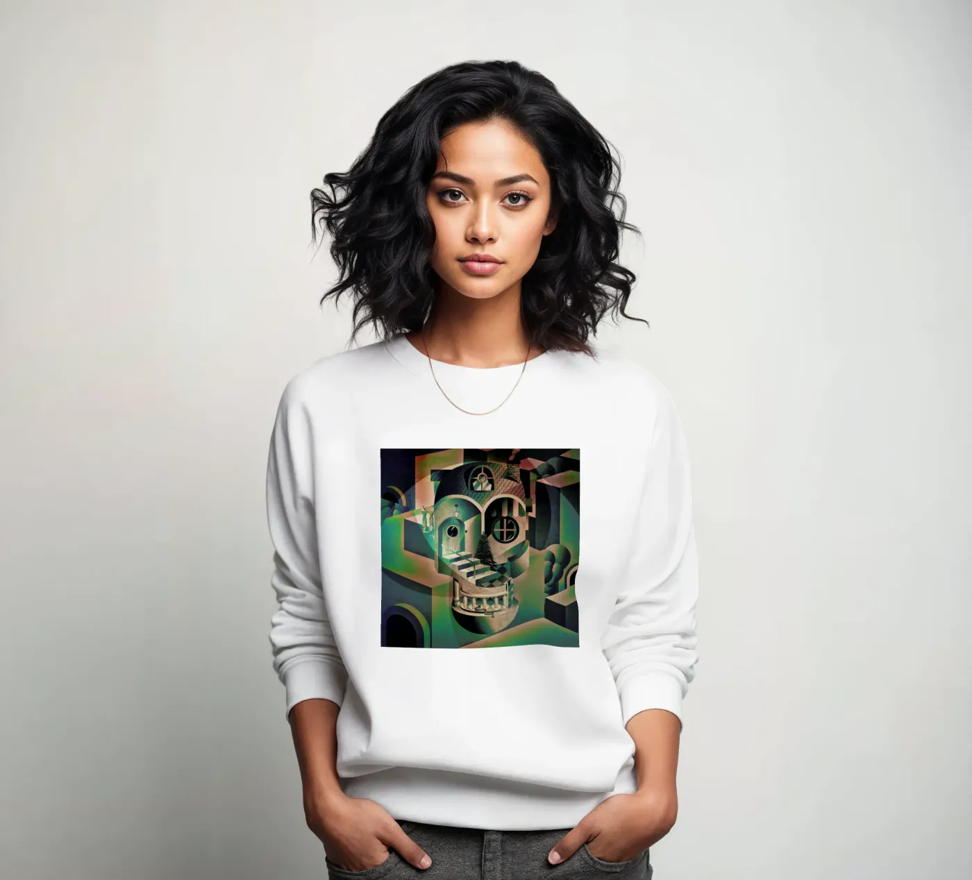 Utopia sweatshirt van Ali Gulec