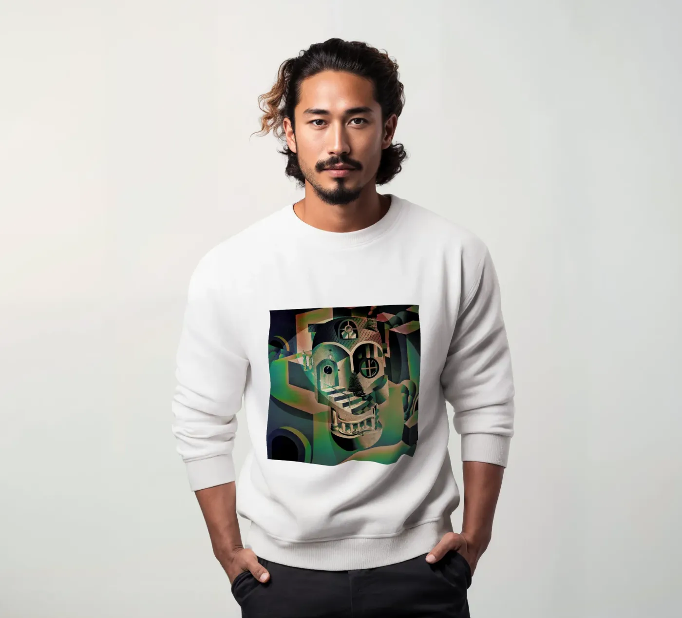 Utopia sweatshirt van Ali Gulec