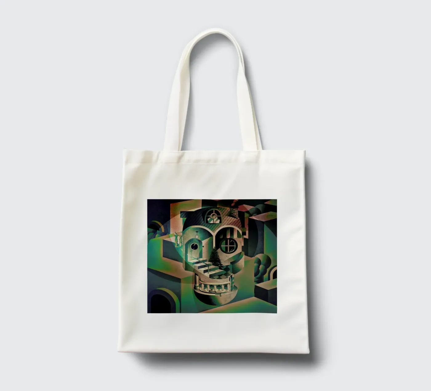 Utopia borsa in juta da Ali Gulec