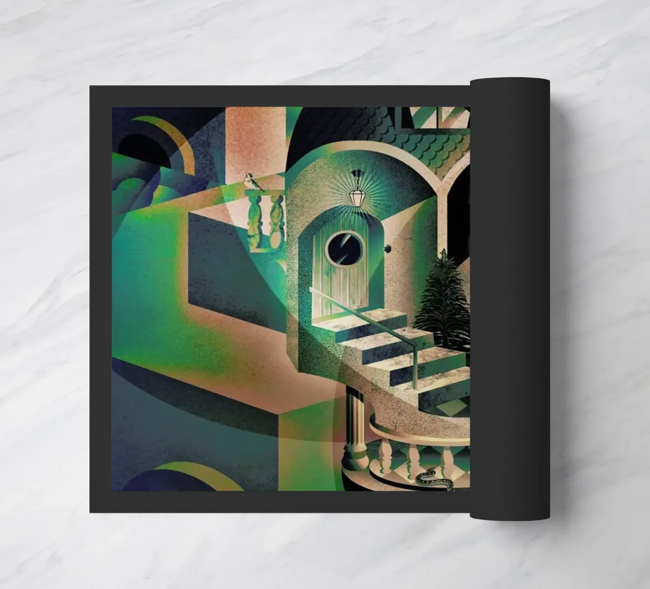 Utopia deurmat van Ali Gulec