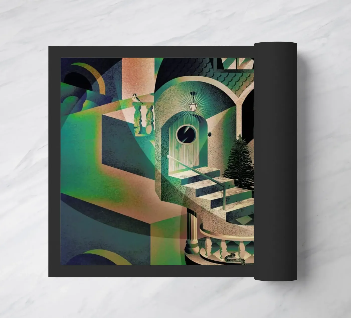 Utopia paillasson de Ali Gulec