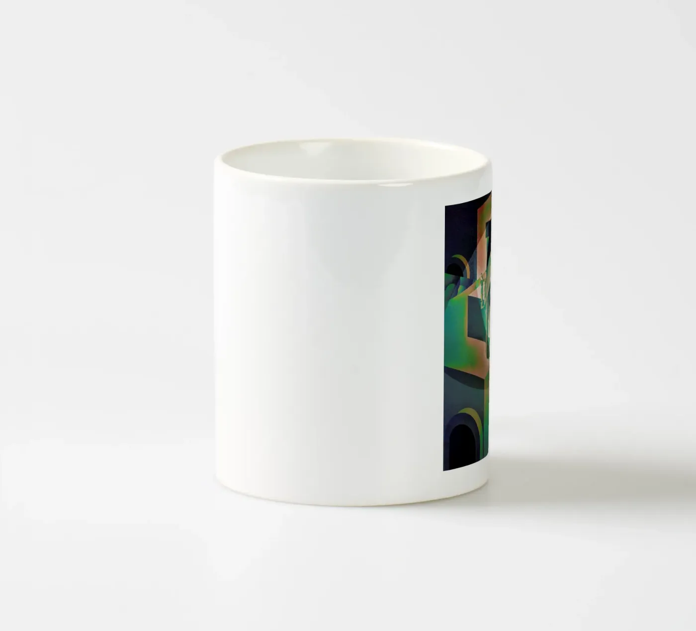 Utopia Keramik Tasse von Ali Gulec