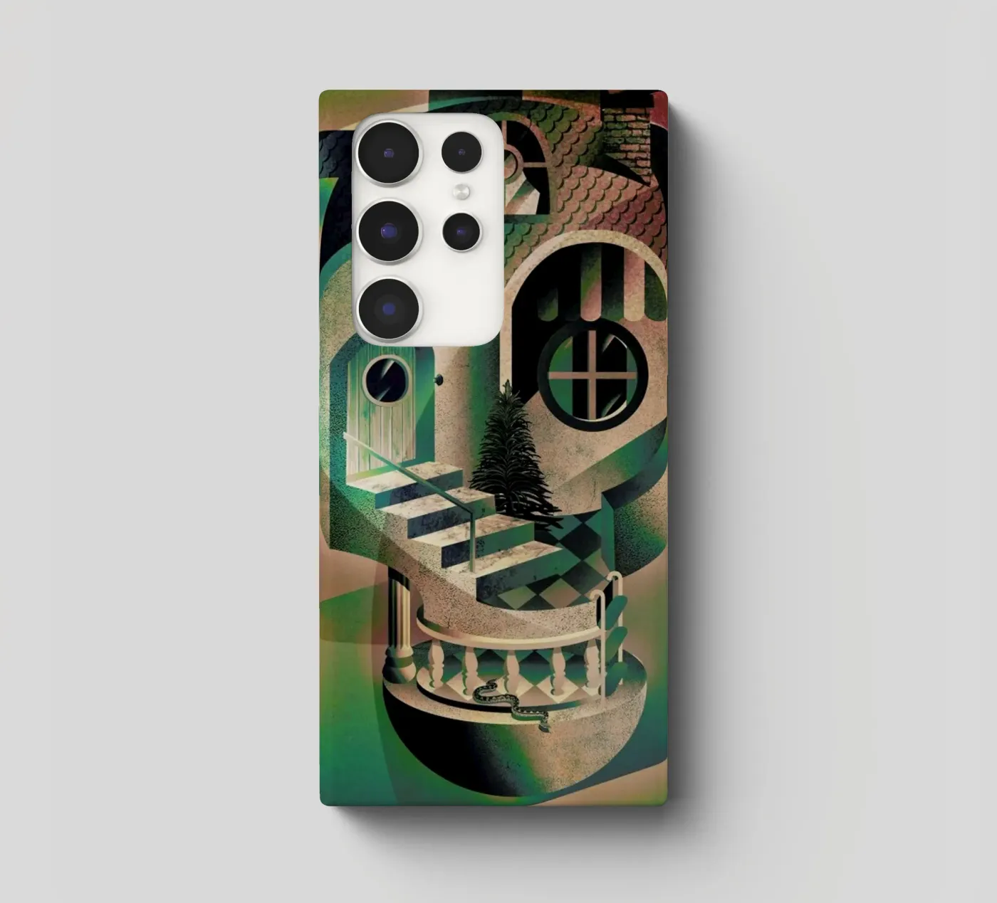 Utopia samsung phone case by Ali Gulec