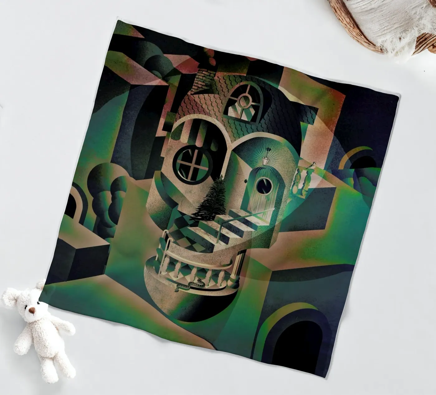 Utopia fleece blanket by Ali Gulec