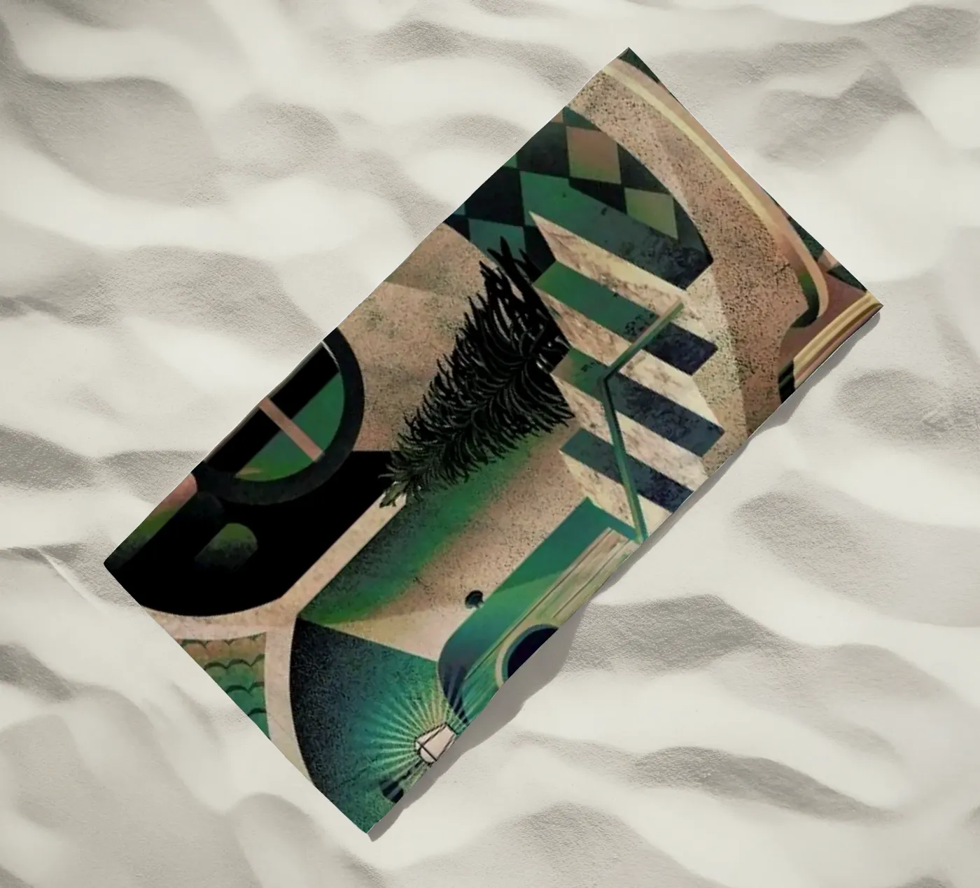 Utopia beach towel by Ali Gulec