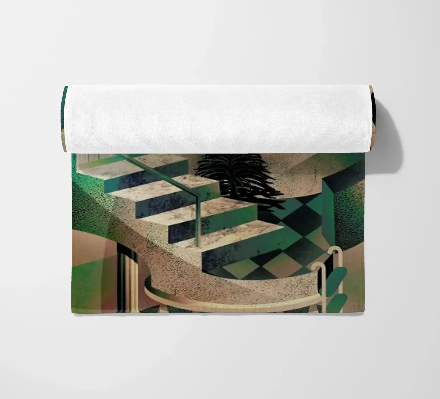 Utopia beach towel by Ali Gulec