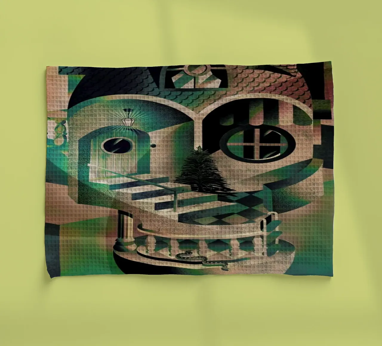 Utopia Geschirrtuch von Ali Gulec