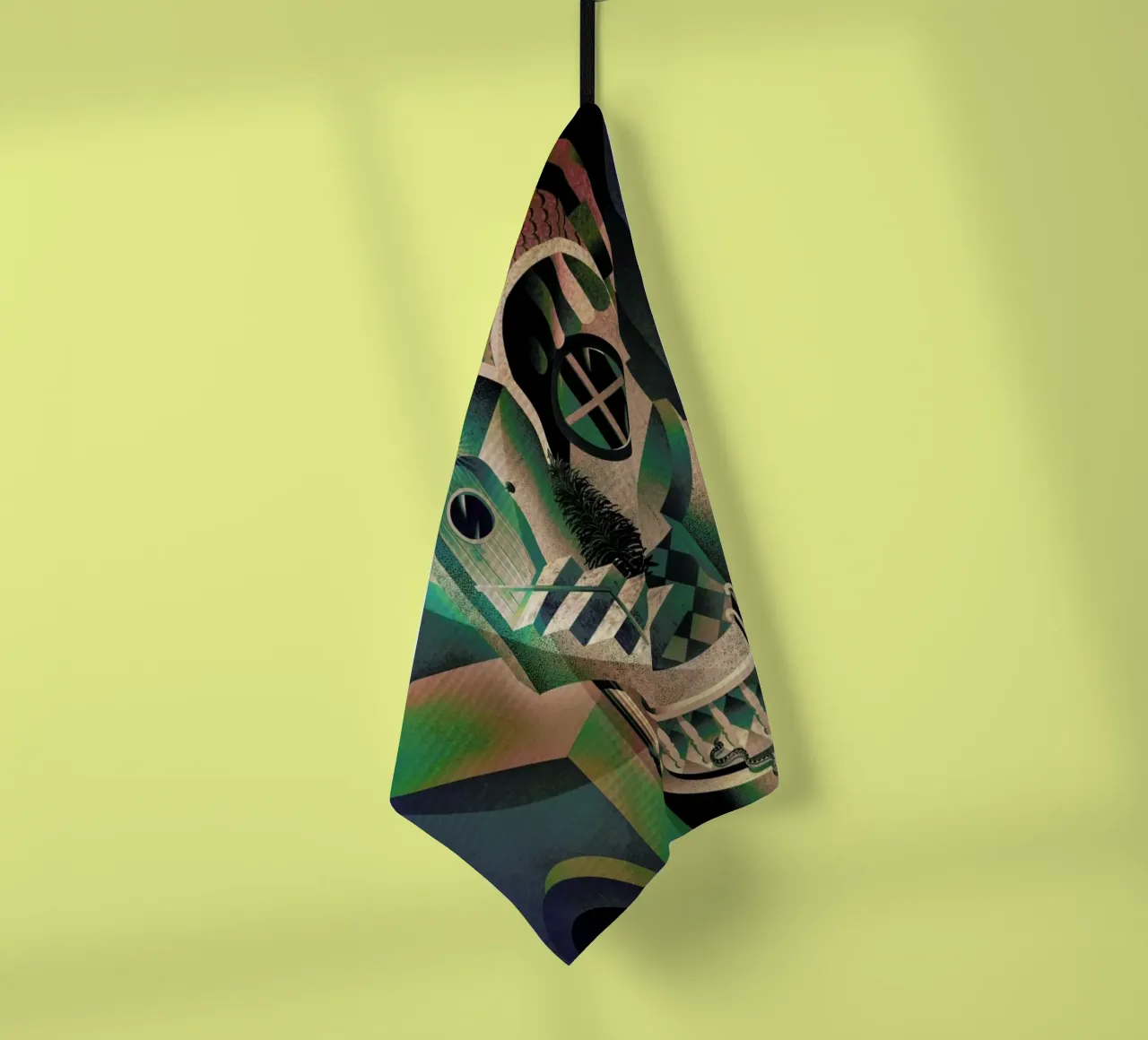 Utopia Geschirrtuch von Ali Gulec