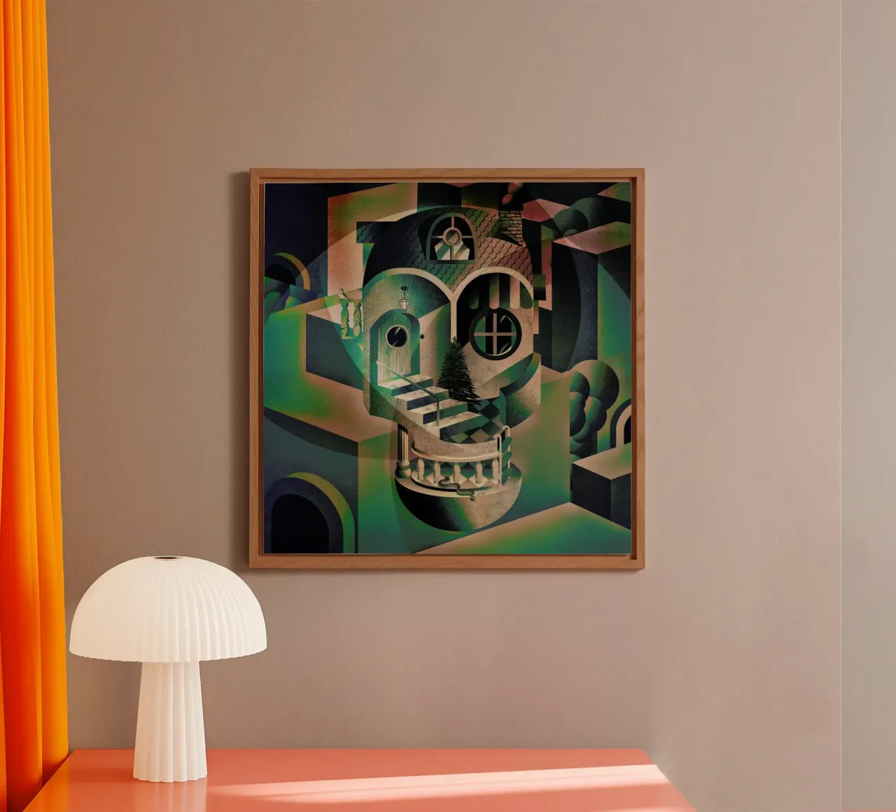 Utopia alluminio dibond da Ali Gulec