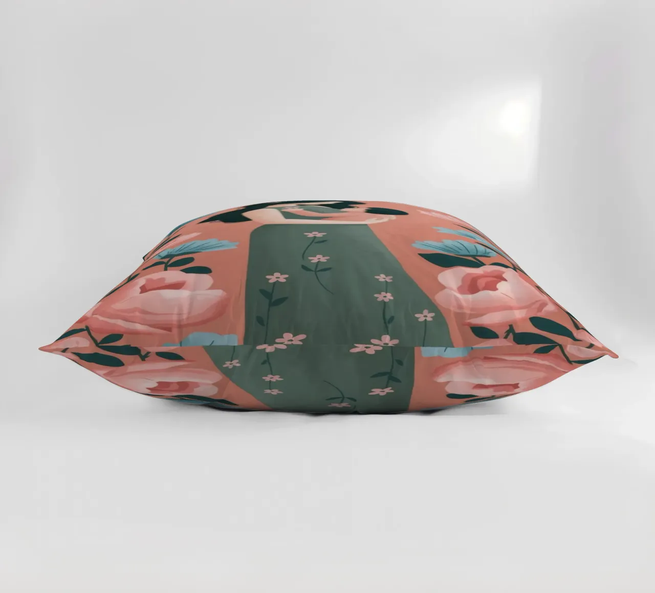 Tenero abbraccio floreale cuscino da Atelier Tiga