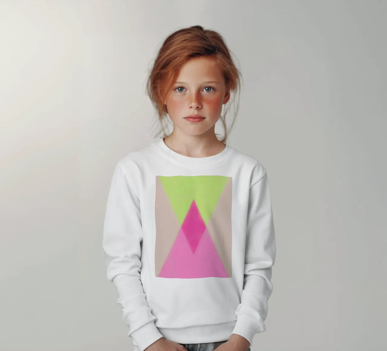 X triangles kids sweatshirt by Metron