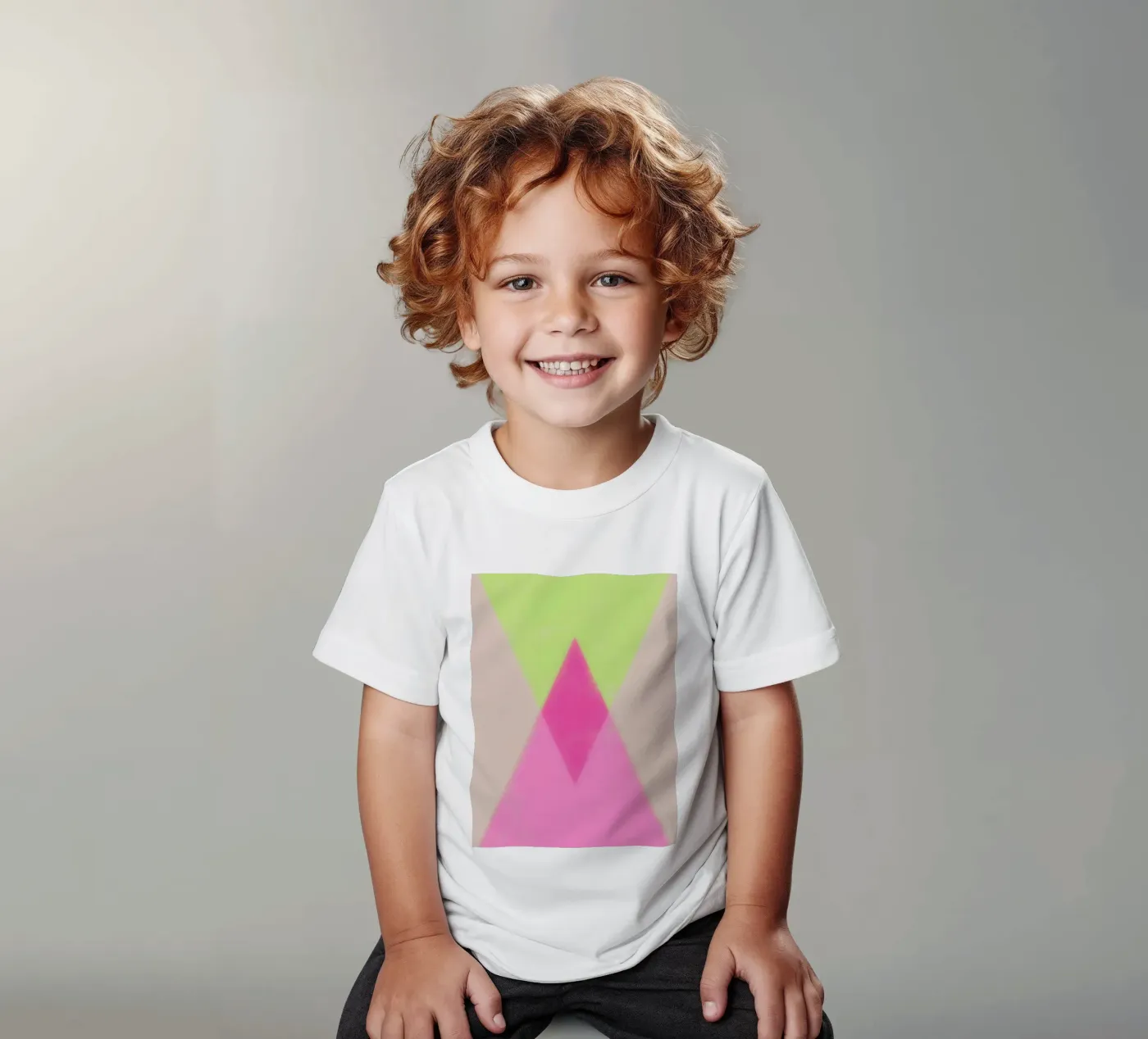 X triangles t-shirt bambini da Metron
