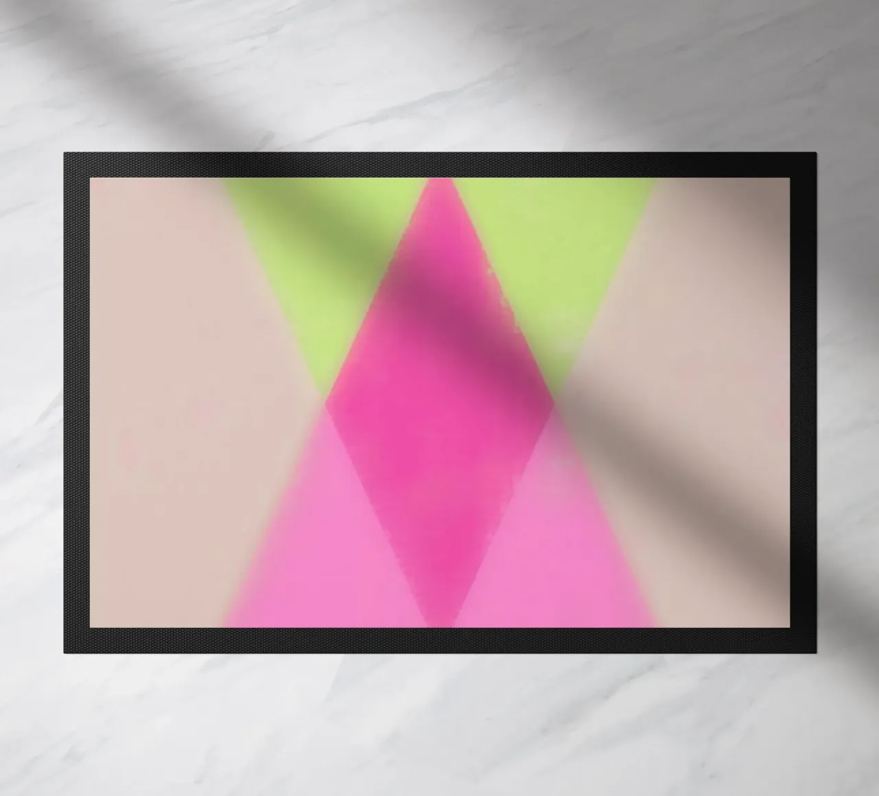 X triangles doormat by Metron