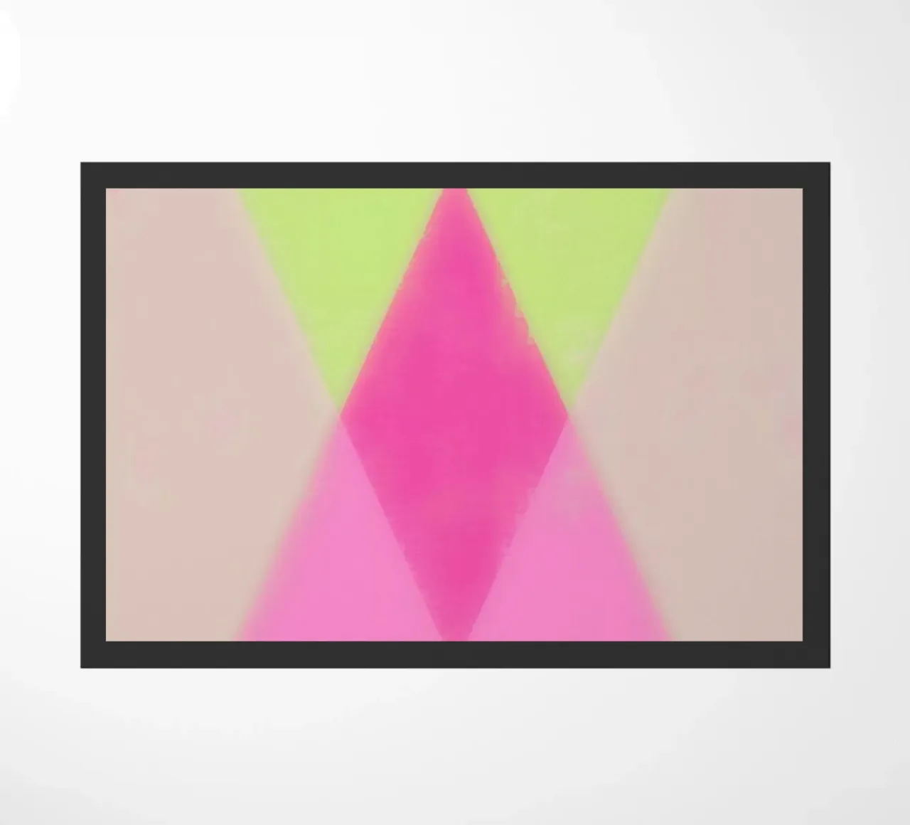 X triangles doormat by Metron