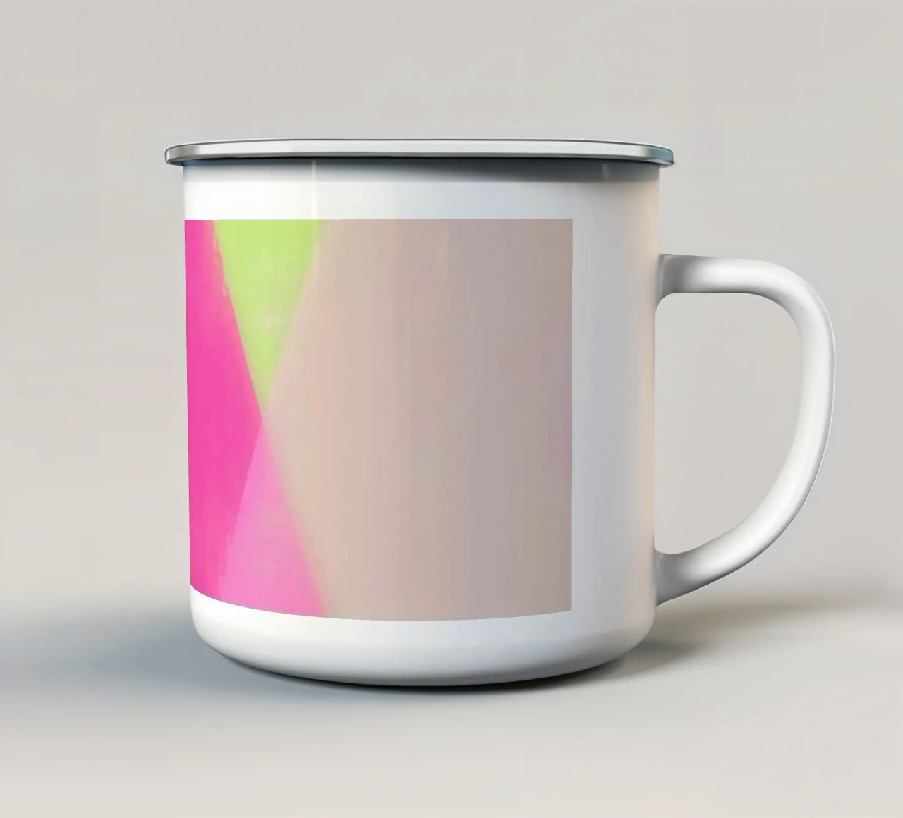 Triangoli X tazza in smalto da Metron