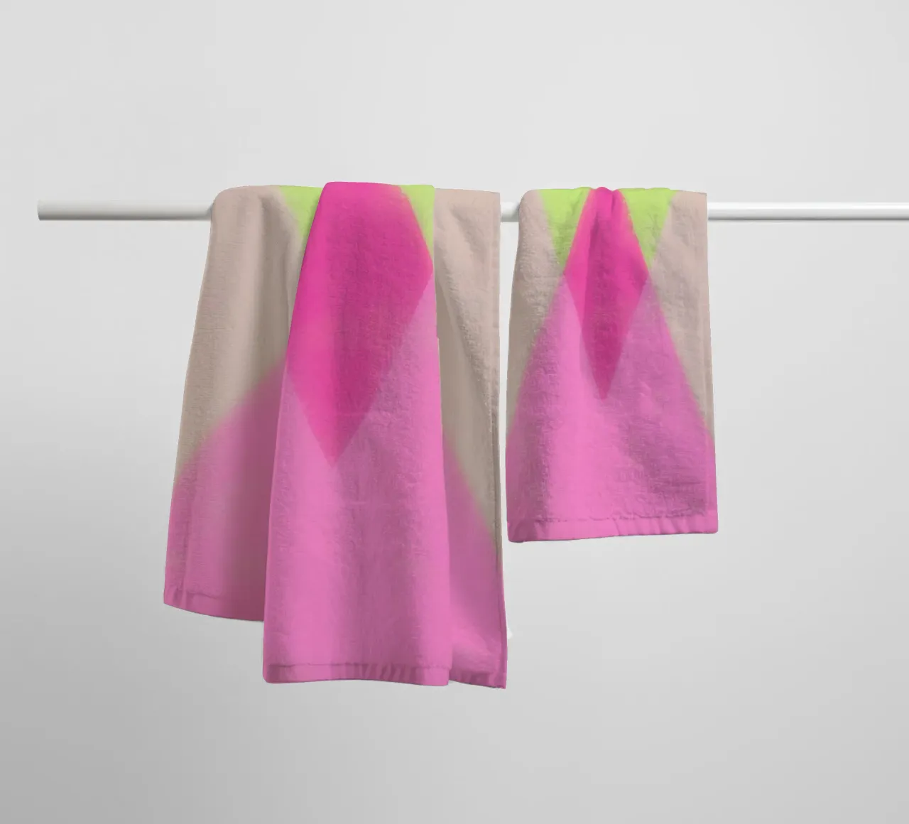 X triangles towel by Metron