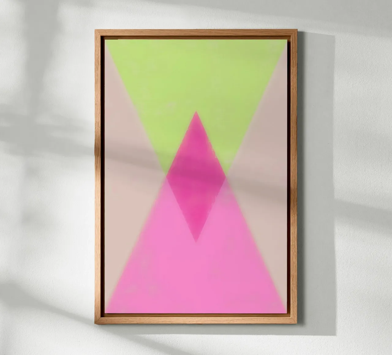 X triangles canvas by Metron