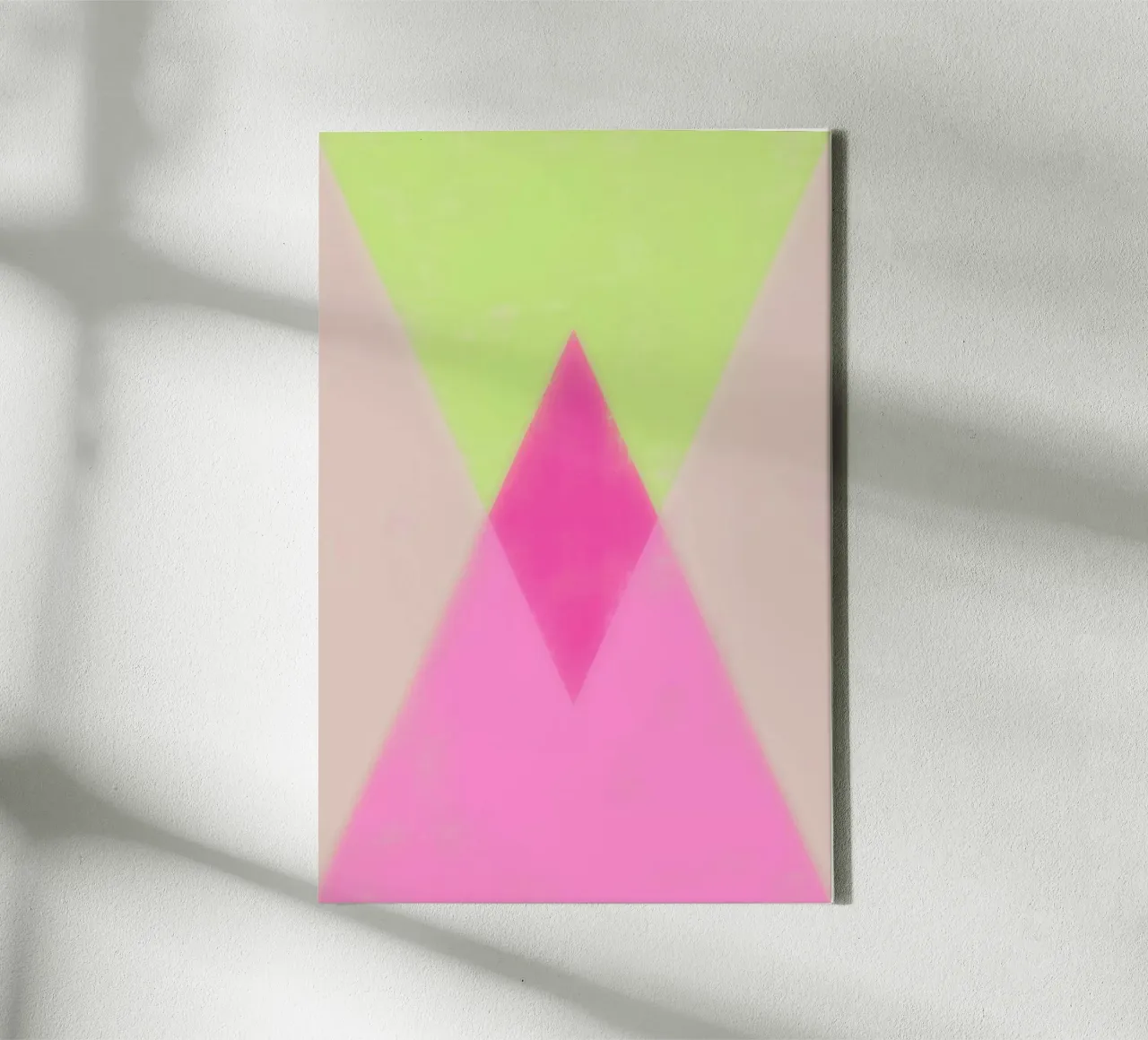 X triangles canvas by Metron