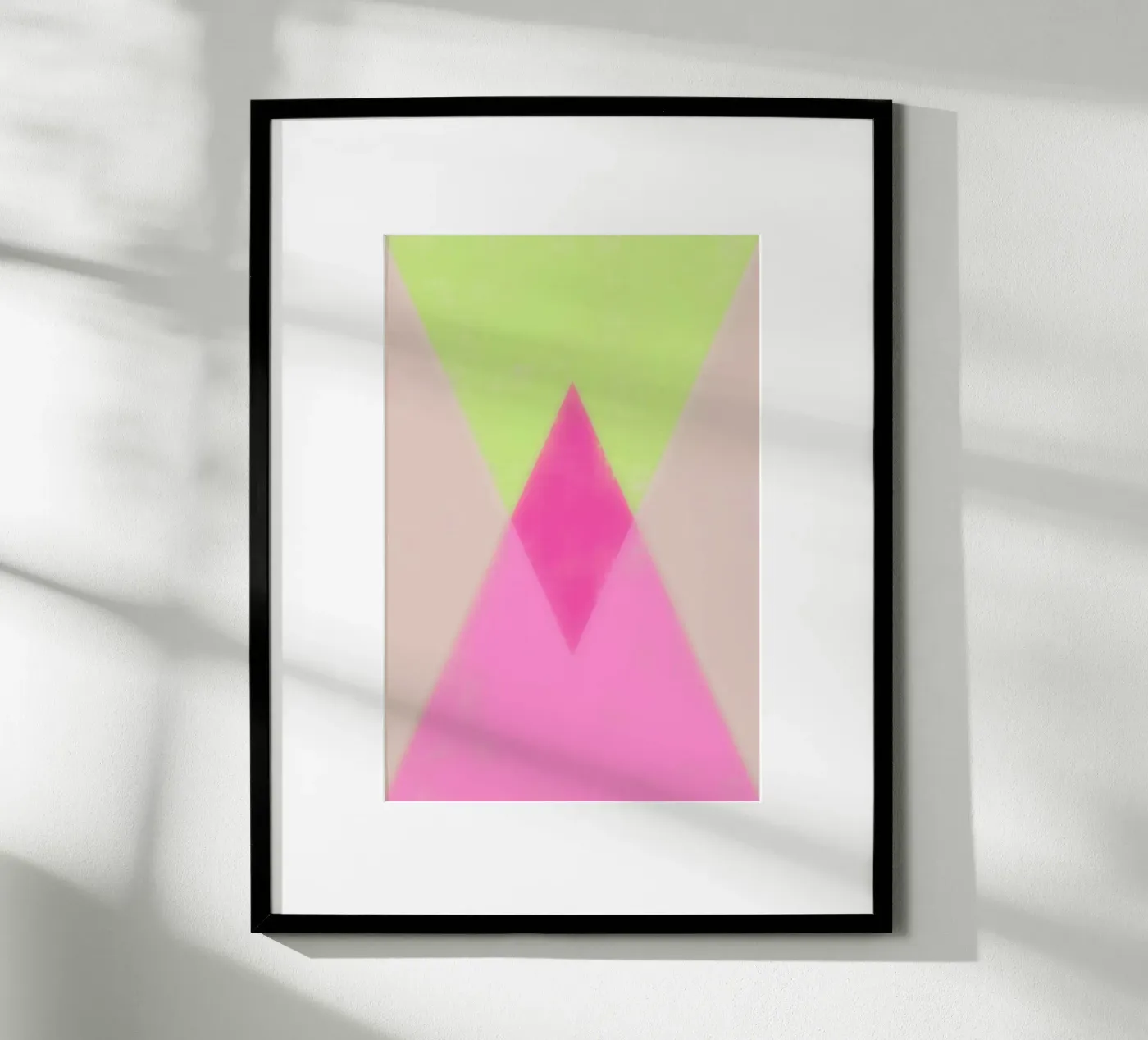 X triangles poster by Metron