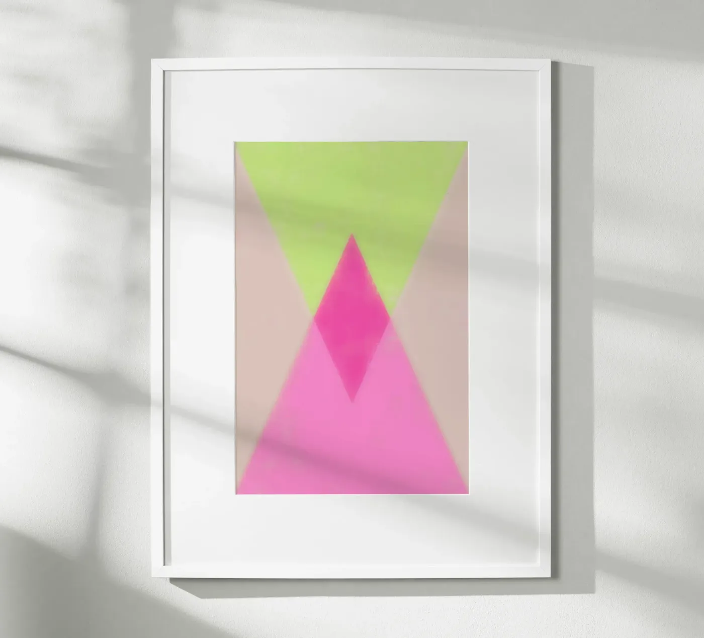 X triangles poster by Metron