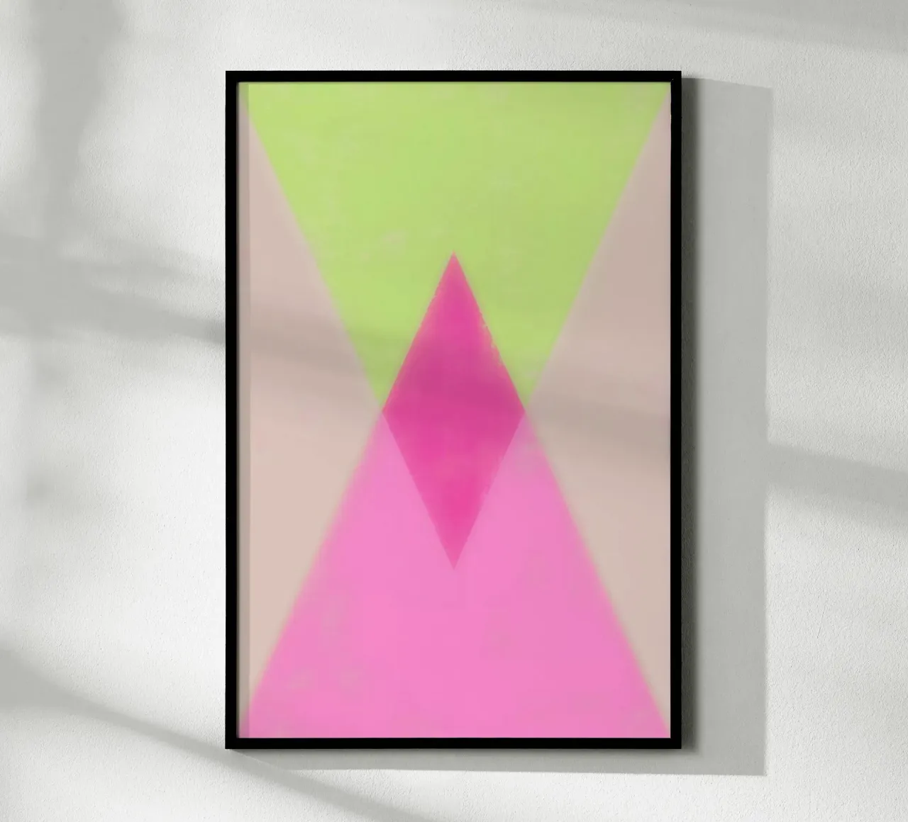 X triangles poster by Metron