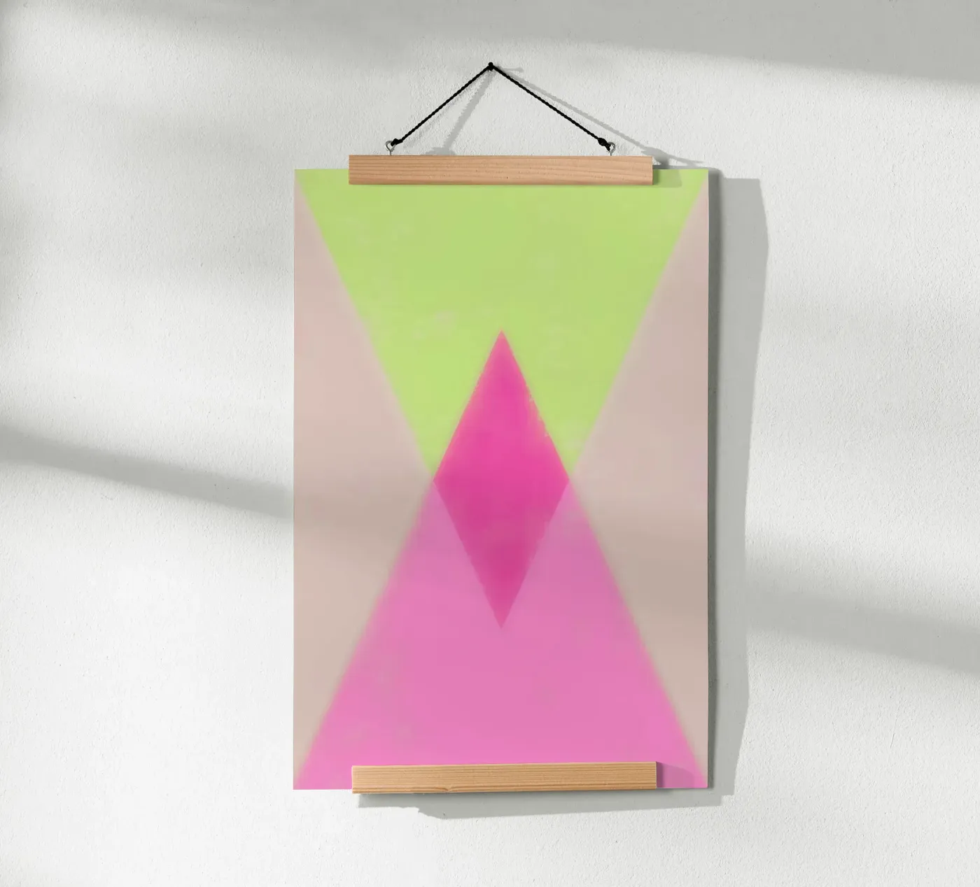 X triangles poster by Metron