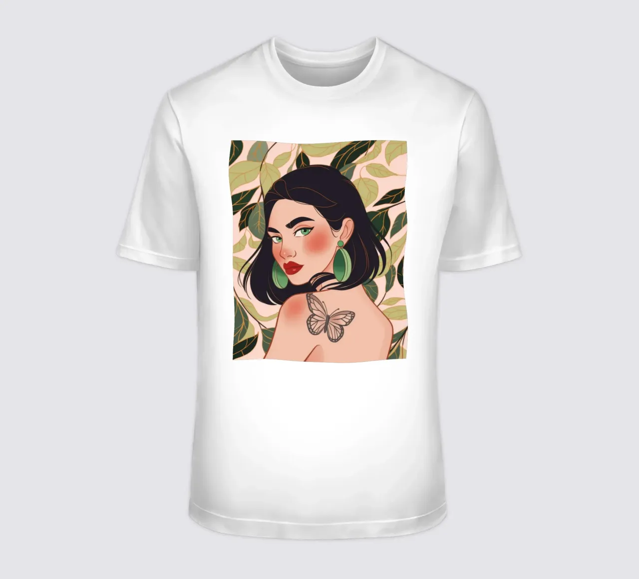 Tatuaggio farfalla Serenity t-shirt da Atelier Tiga