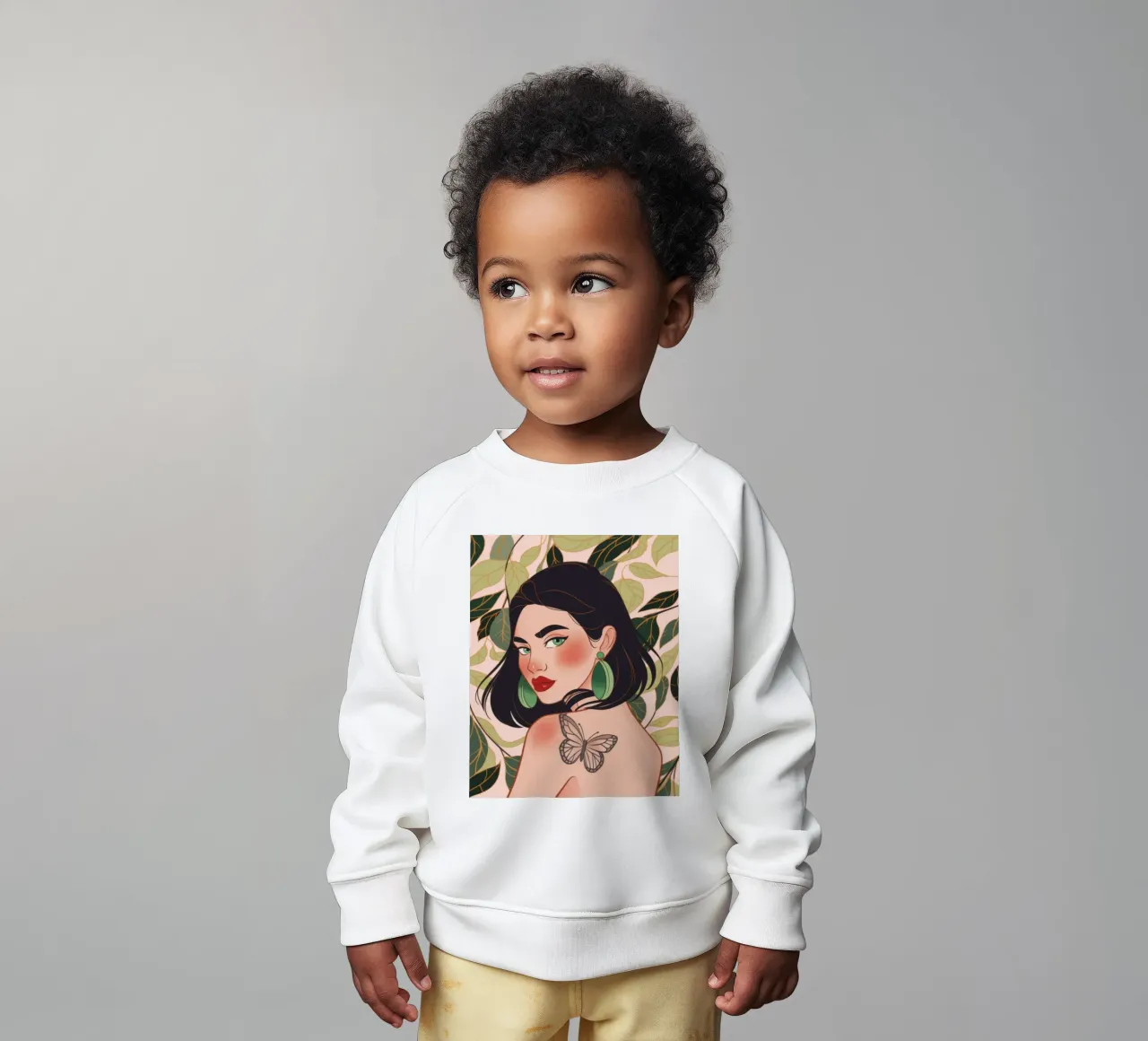 Tatuaje Mariposa Serenidad sudadera de bebé de Atelier Tiga