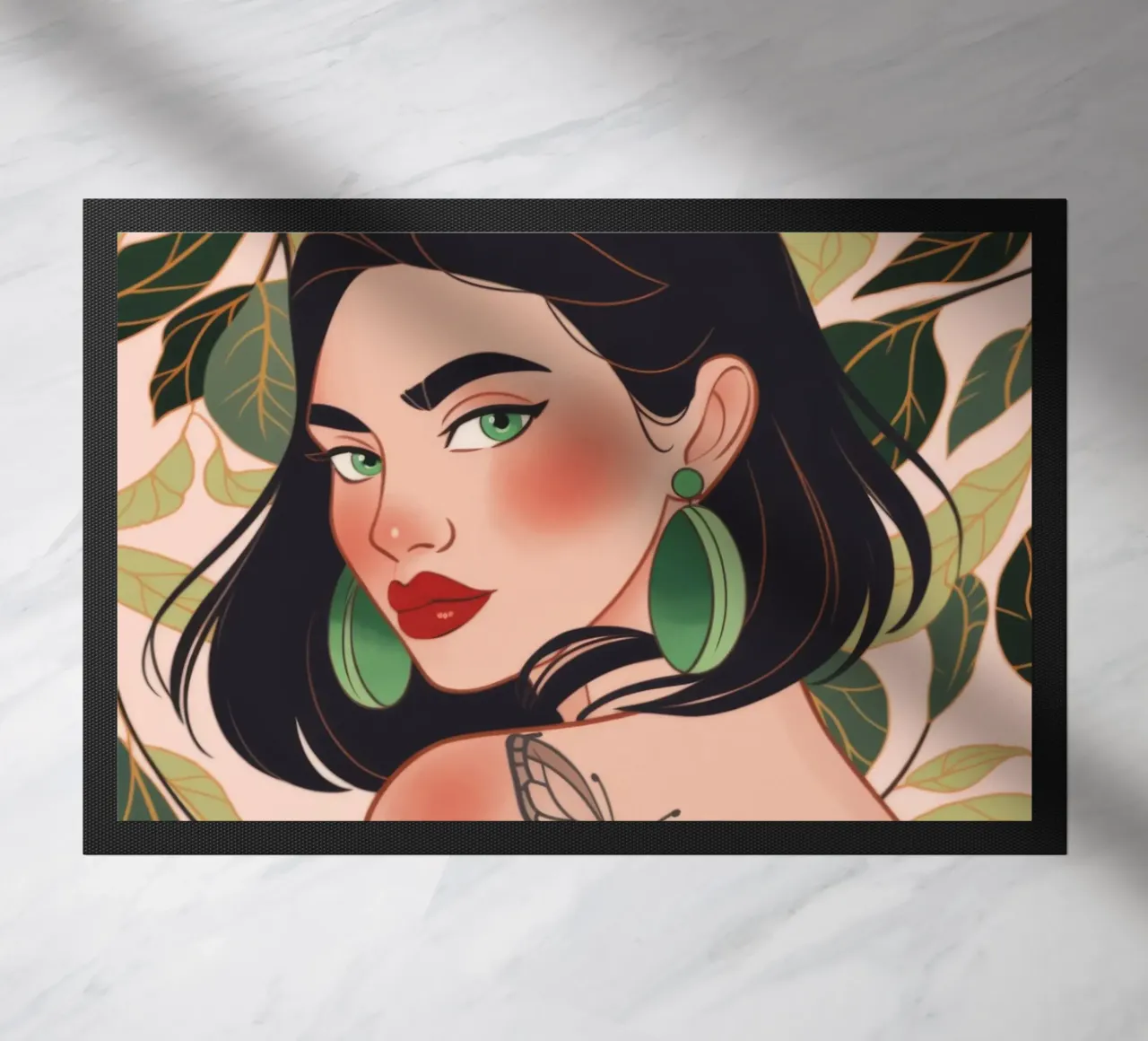 Tatuaje Mariposa Serenidad felpudo de Atelier Tiga