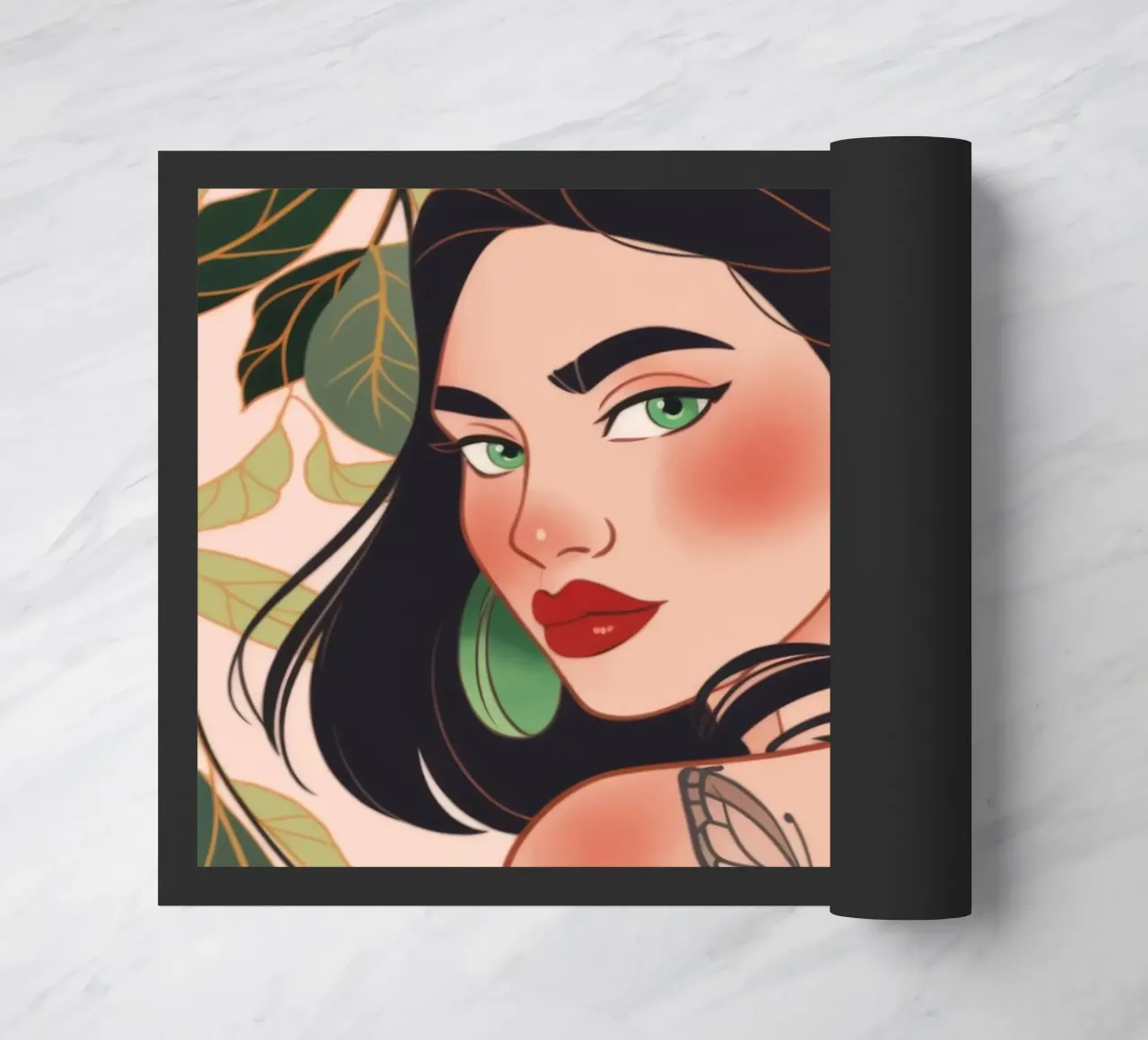 Tatuaje Mariposa Serenidad felpudo de Atelier Tiga