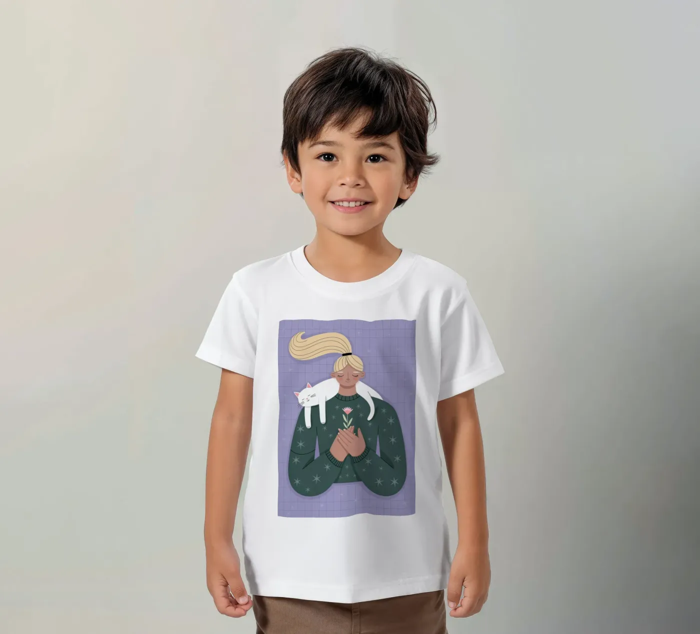Knuffel kinder t-shirt van Atelier Tiga
